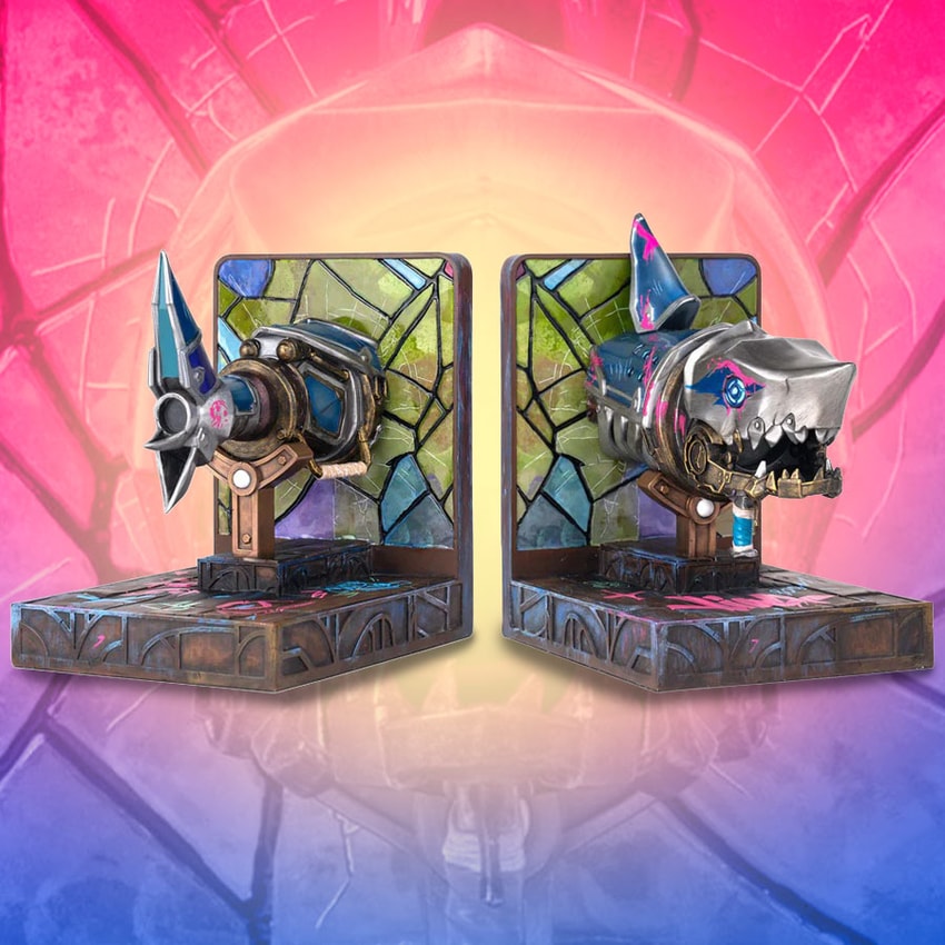 League of Legends Fishbones Bookends Office Supplies - Prototype Shown View 1