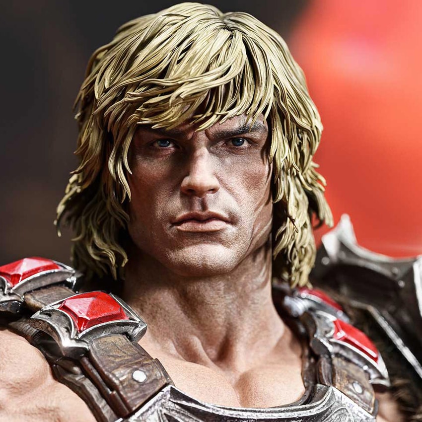 Masters of the Universe He-Man & Battle Cat (Ultimate Bonus Version) Quarter Scale Statue - Prototype Shown View 5
