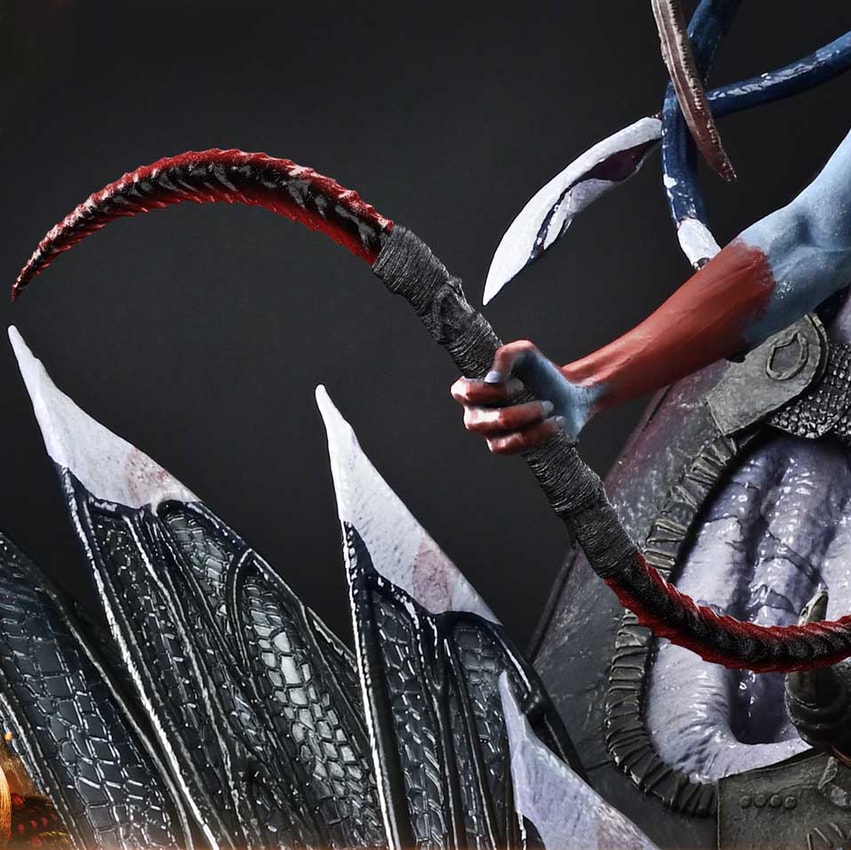 AVATAR Varang & Nightwraith (Bonus Version) Quarter Scale Statue - Prototype Shown View 4