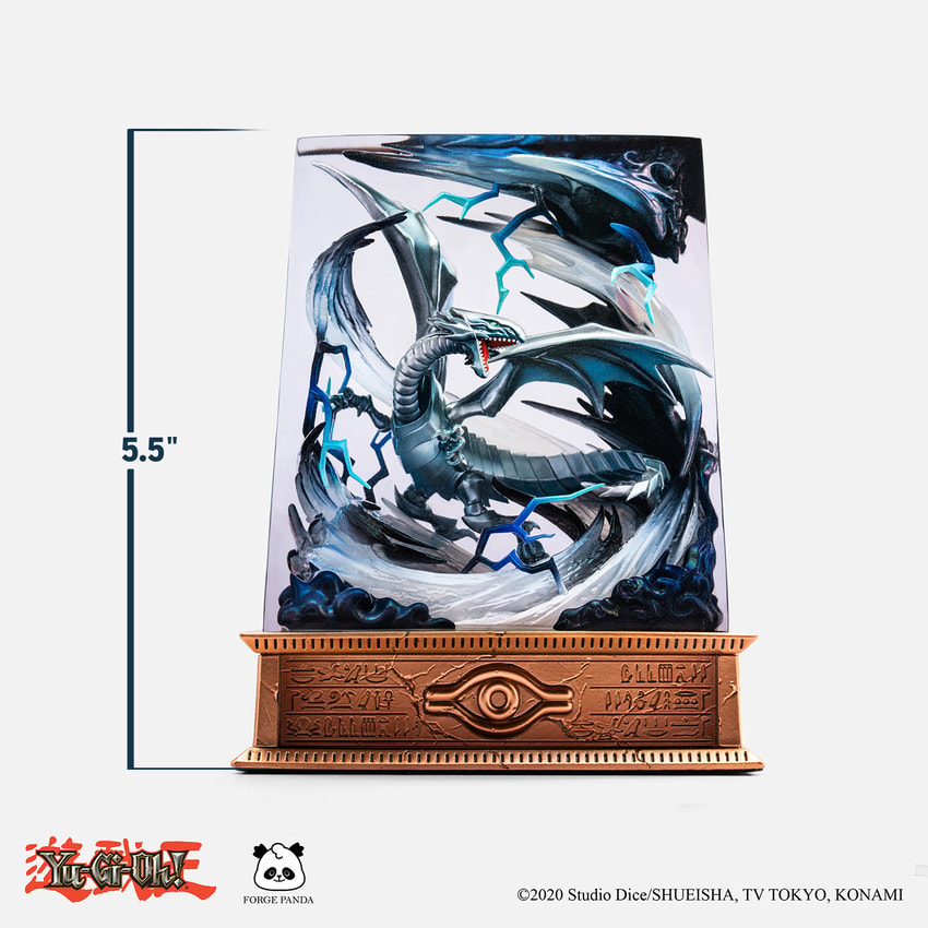 Yu-Gi-Oh! Blue-Eyes White Dragon Diorama LED Collectible Lamp - Prototype Shown View 2