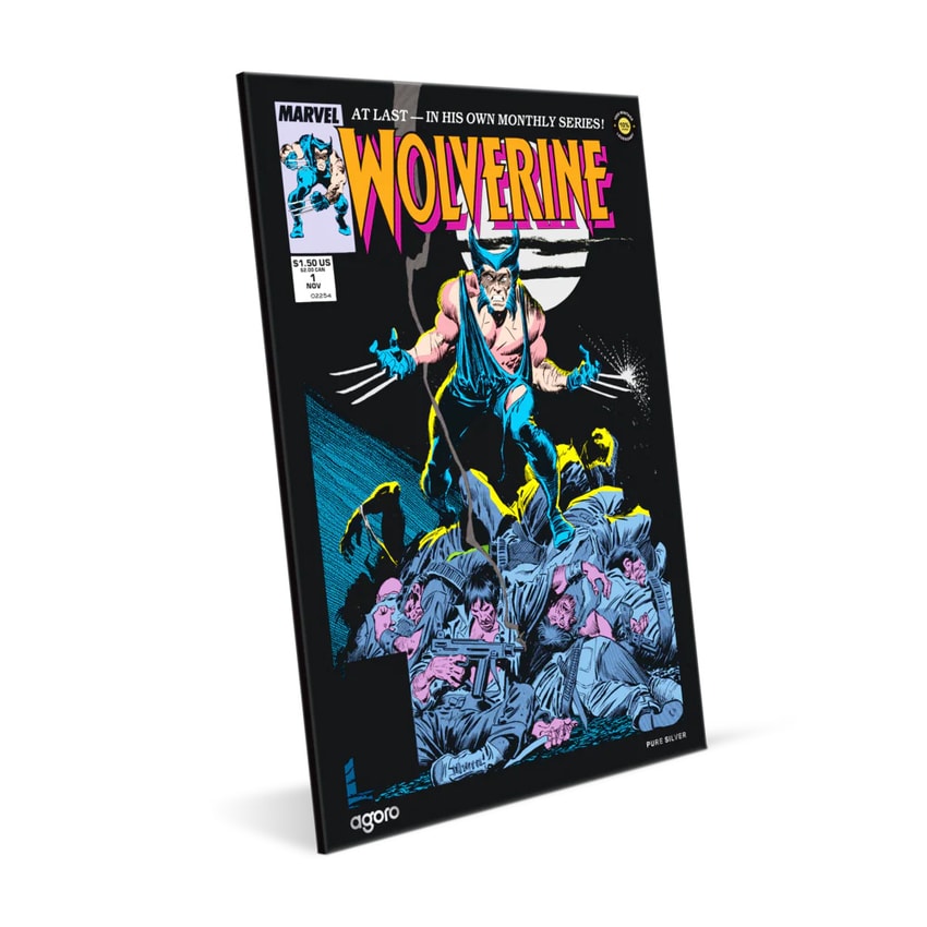 Marvel Wolverine #1 Foil Silver Collectible by Agoro | Sideshow