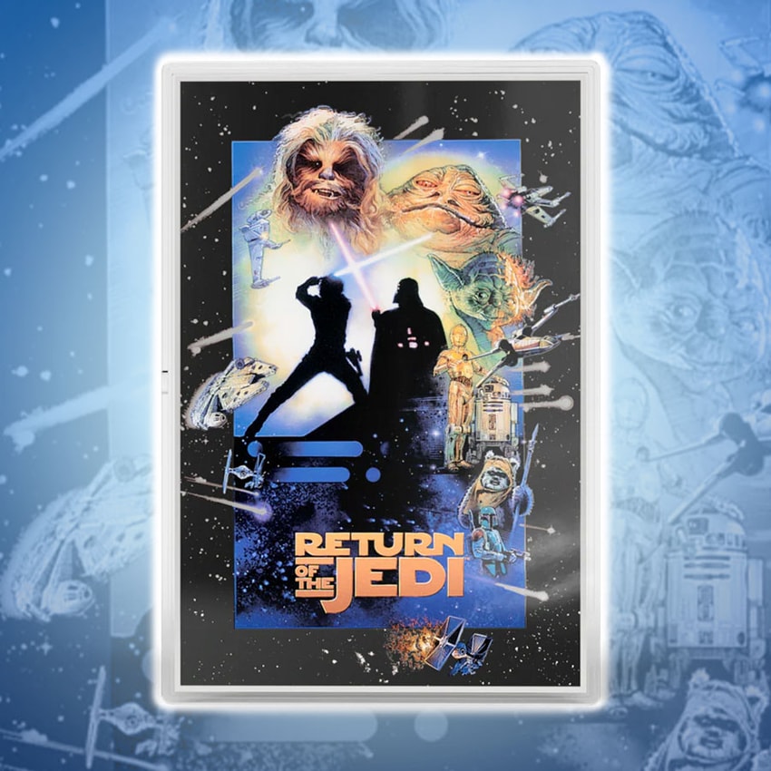 Star Wars Return of the Jedi™ Special Edition Poster Silver Collectible - Prototype Shown View 1