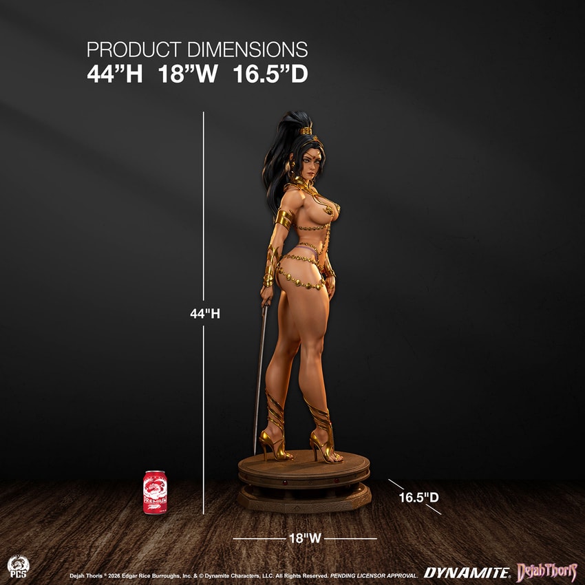 Dynamite Dejah Thoris 1:2 Scale Statue - Prototype Shown View 2