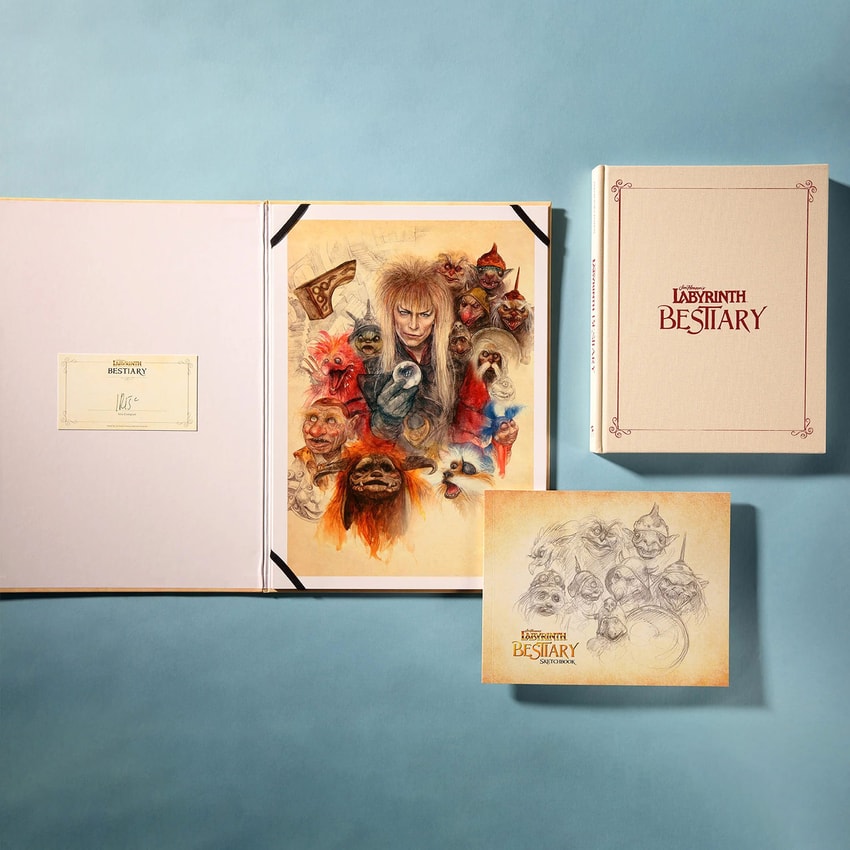 Labyrinth Jim Henson's Labyrinth Bestiary Book - Prototype Shown View 4