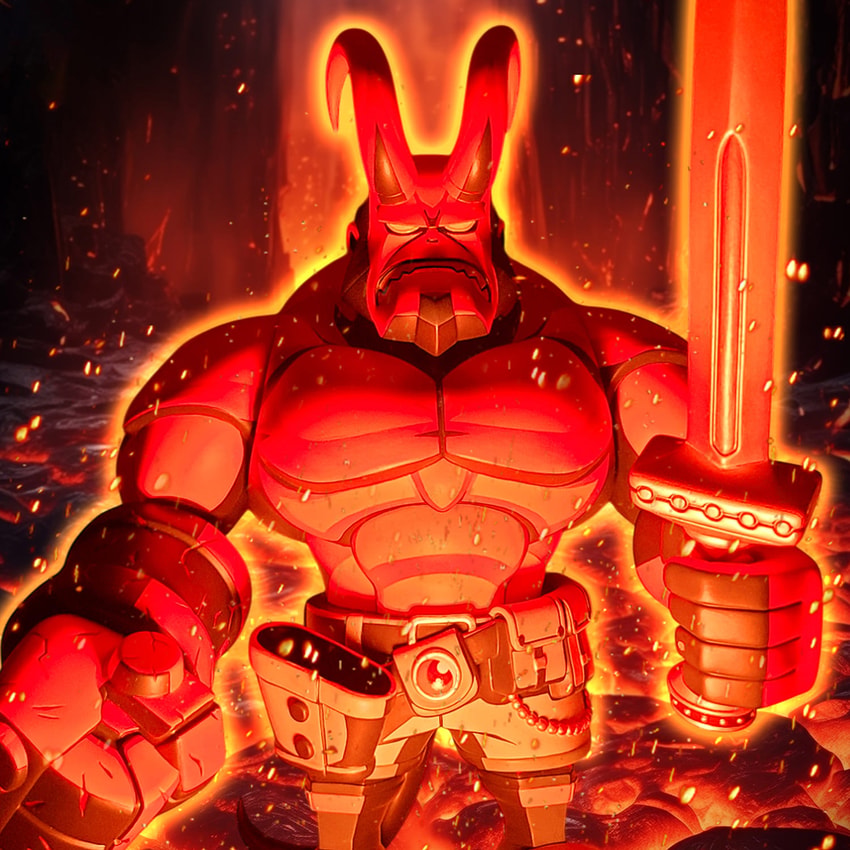 Hellboy Hellboy Vinyl Collectible - Prototype Shown View 5