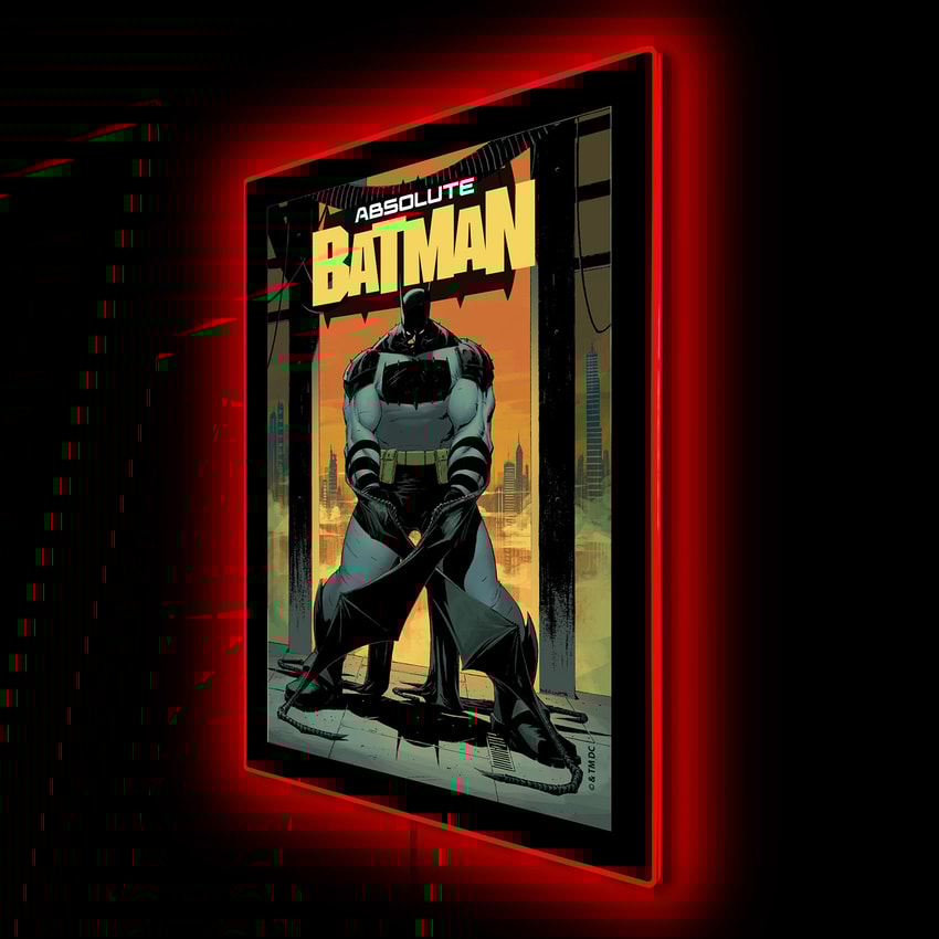 Absolute Batman LED Poster (Large) Wall Light by Brandlite