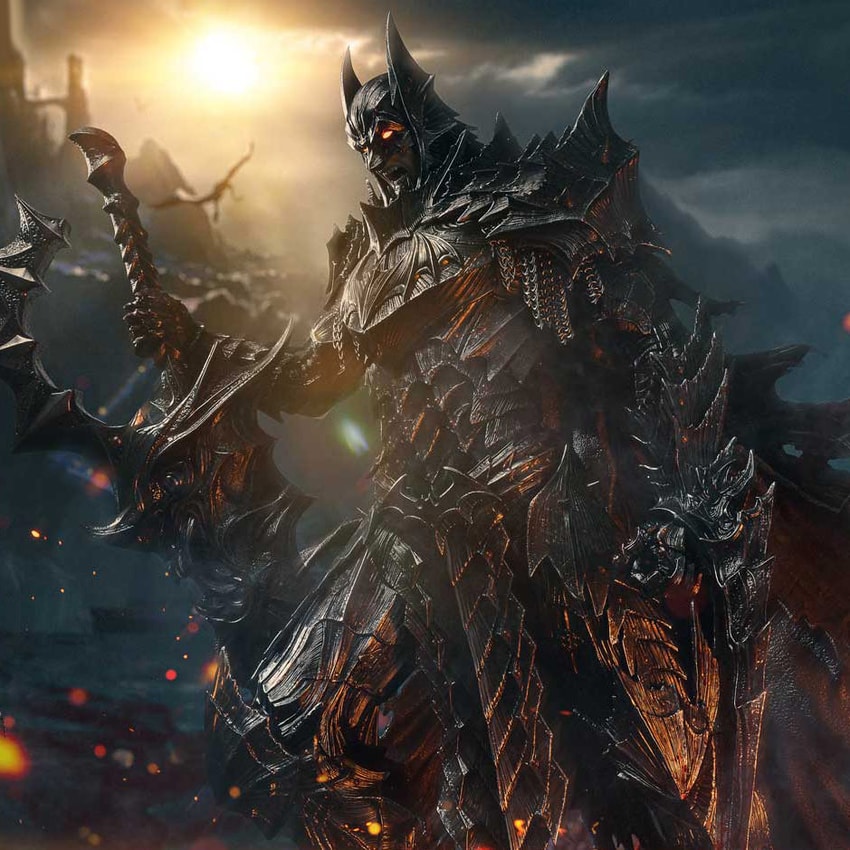 DC Comics Batman: The Berserker Rage Mode (Deluxe Version) Quarter Scale Statue - Prototype Shown View 5