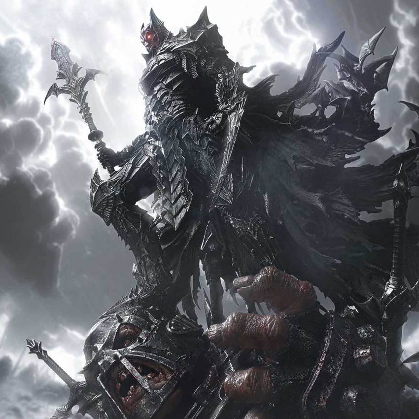 DC Comics Batman: The Berserker Rage Mode (Deluxe Bonus Version) Quarter Scale Statue - Prototype Shown View 1