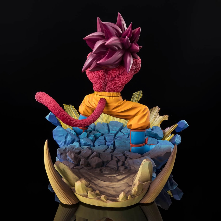 Dragon Ball [EXTRA BATTLE] Super Saiyan 4 Son Goku -Daima- Collectible Figure - Prototype Shown View 4