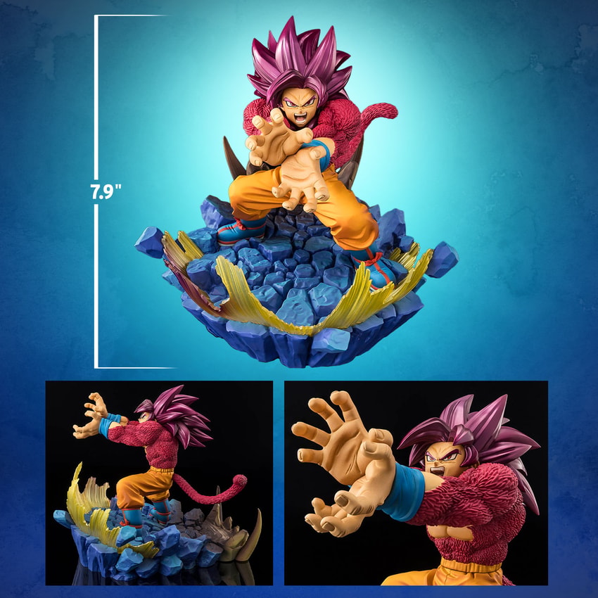 Dragon Ball [EXTRA BATTLE] Super Saiyan 4 Son Goku -Daima- Collectible Figure - Prototype Shown View 2