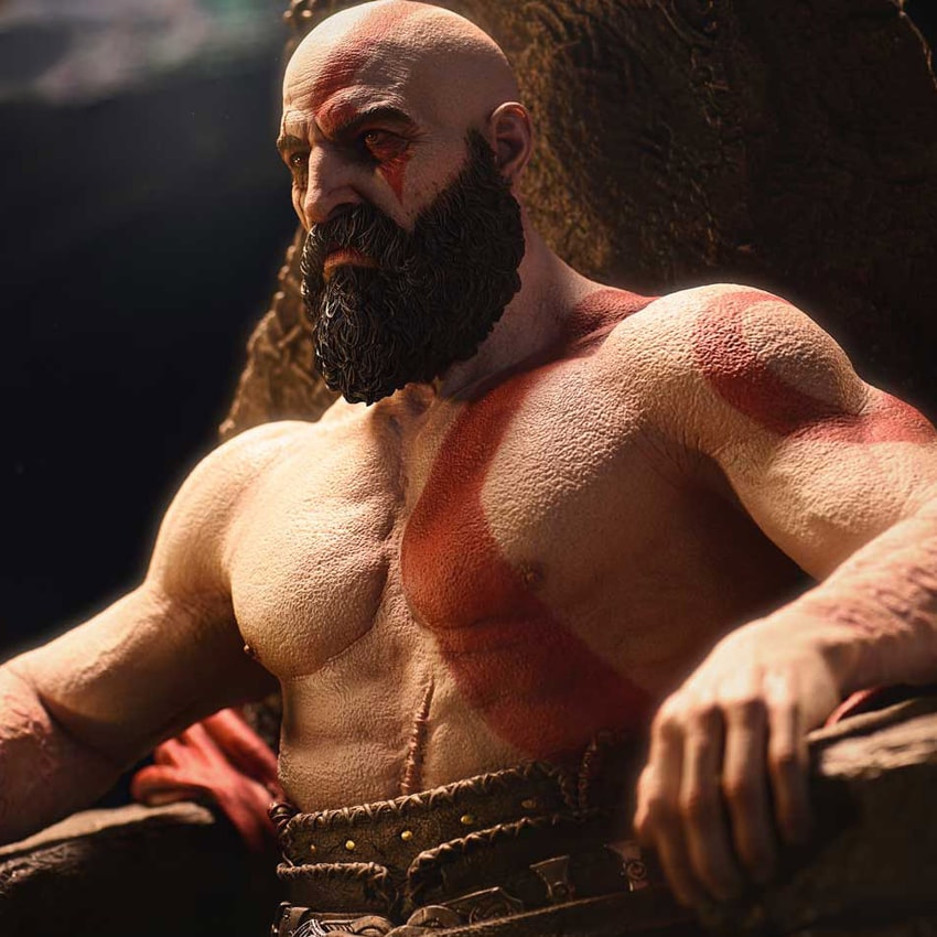God of War Master Thyself Kratos (Bonus Version) 1:3 Scale Statue - Prototype Shown View 1