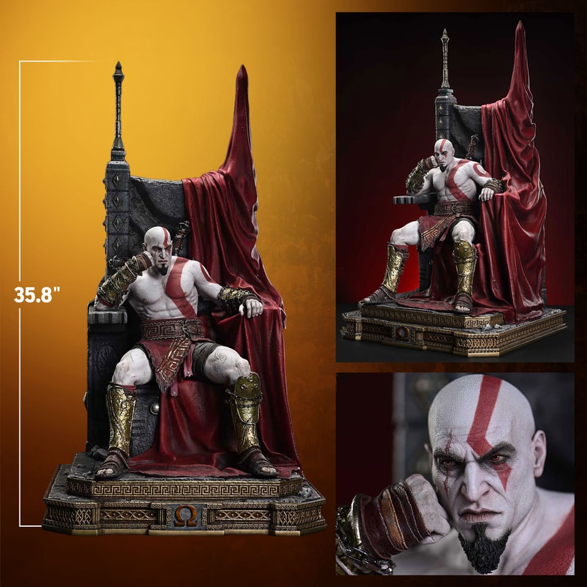 God of War Young Kratos 1:3 Scale Statue - Prototype Shown View 2