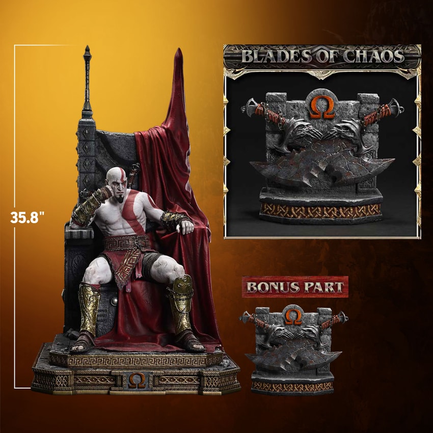 God of War Young Kratos (Bonus Version) 1:3 Scale Statue - Prototype Shown View 2