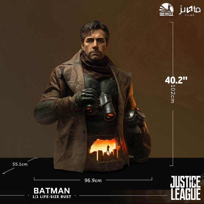 DC Comics Knightmare Batman Life-Size Bust - Prototype Shown View 2