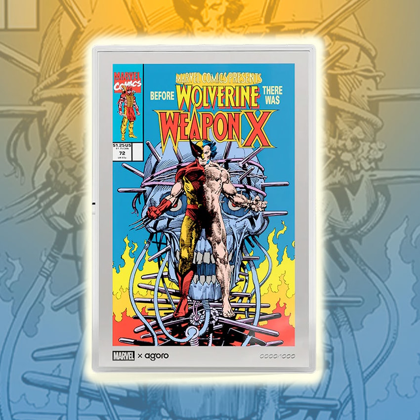 Marvel Marvel Wolverine #72 Foil Silver Collectible - Prototype Shown View 1