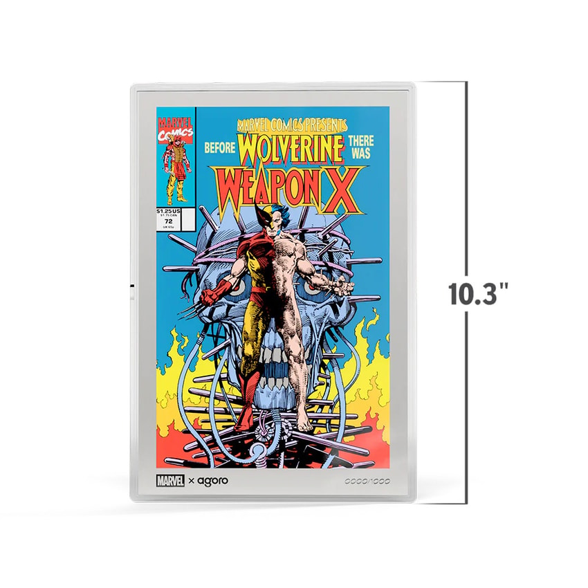 Marvel Marvel Wolverine #72 Foil Silver Collectible - Prototype Shown View 2