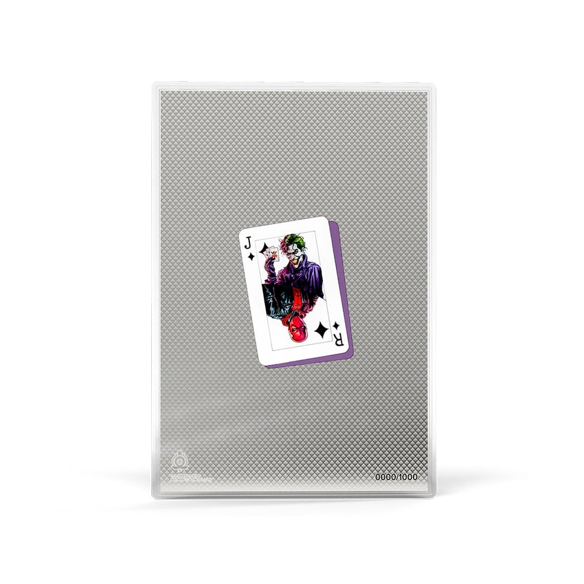 DC Comics Batman Three Jokers #3 - The Comedian Foil Silver Collectible - Prototype Shown View 5