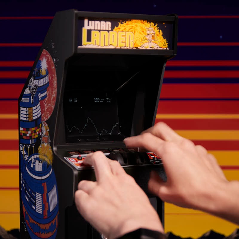 Atari Lunar Lander Quarter Arcade Scaled Replica - Prototype Shown View 5