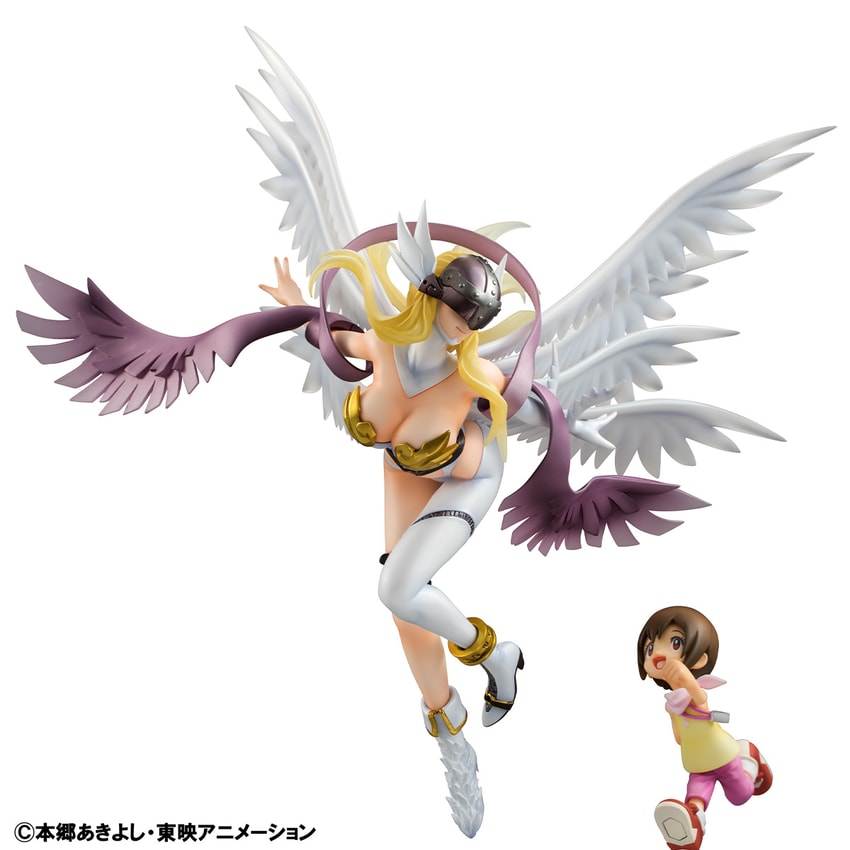 Digimon Angewomon & Kari Kamiya Collectible Figure - Prototype Shown View 3