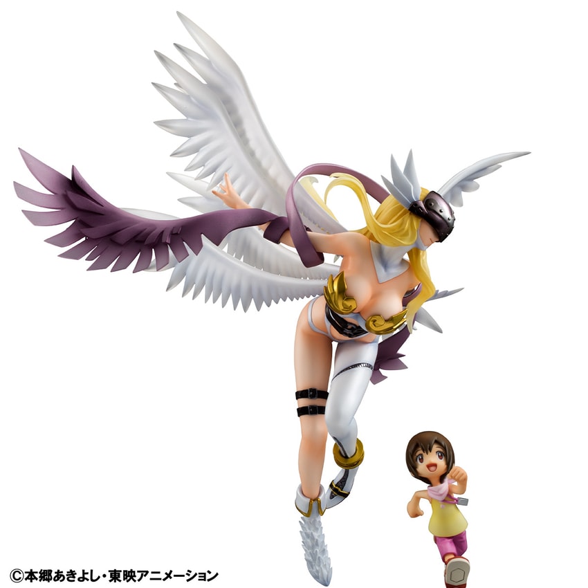 Digimon Angewomon & Kari Kamiya Collectible Figure - Prototype Shown View 4