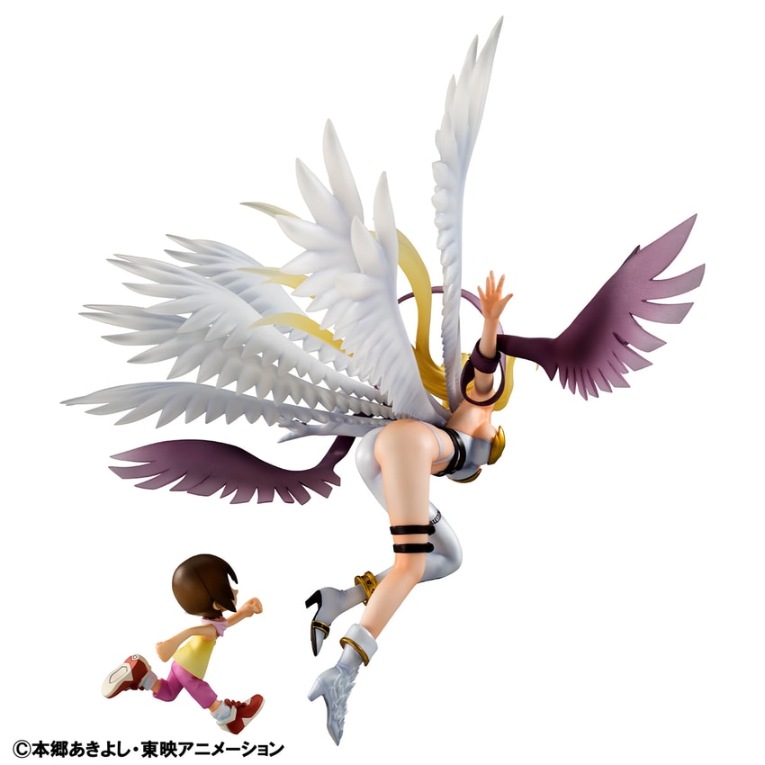 Digimon Angewomon & Kari Kamiya Collectible Figure - Prototype Shown View 5
