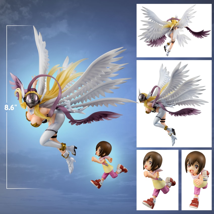 Angewomon & Kari Kamiya Collectible Figure by MegaHouse | Sideshow