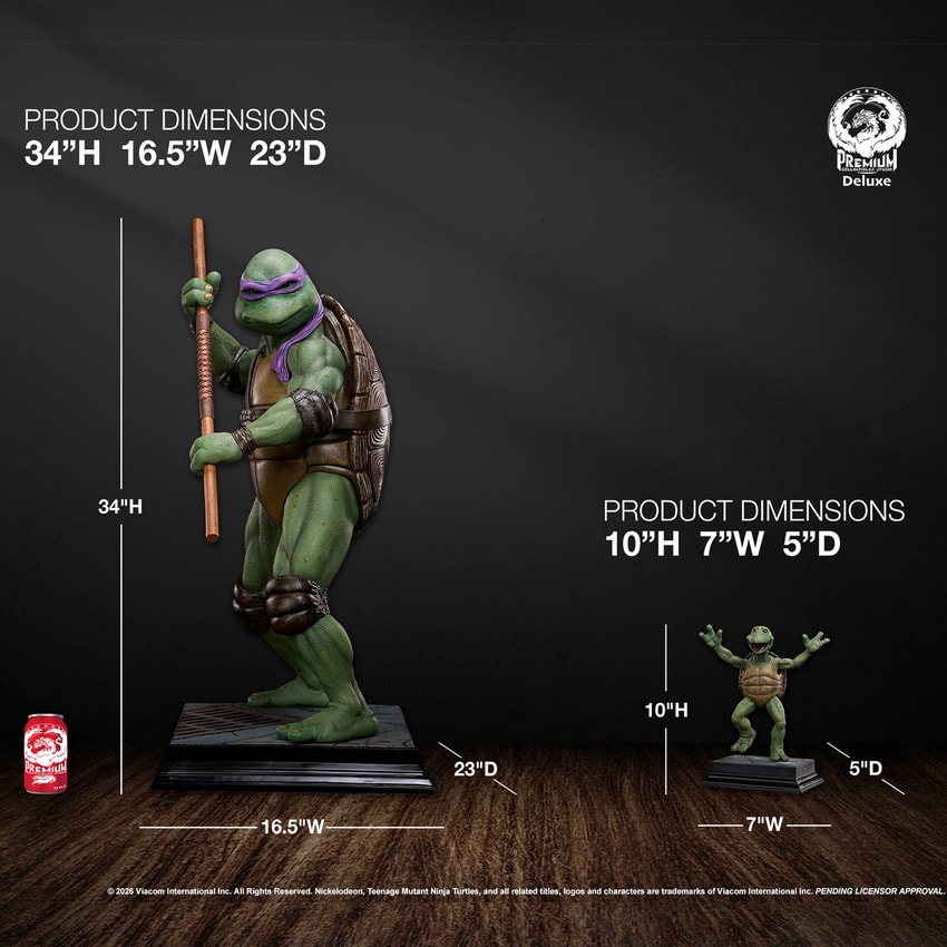Teenage Mutant Ninja Turtles TMNT – Donatello (Deluxe Edition) 1:2 Scale Statue - Prototype Shown View 2