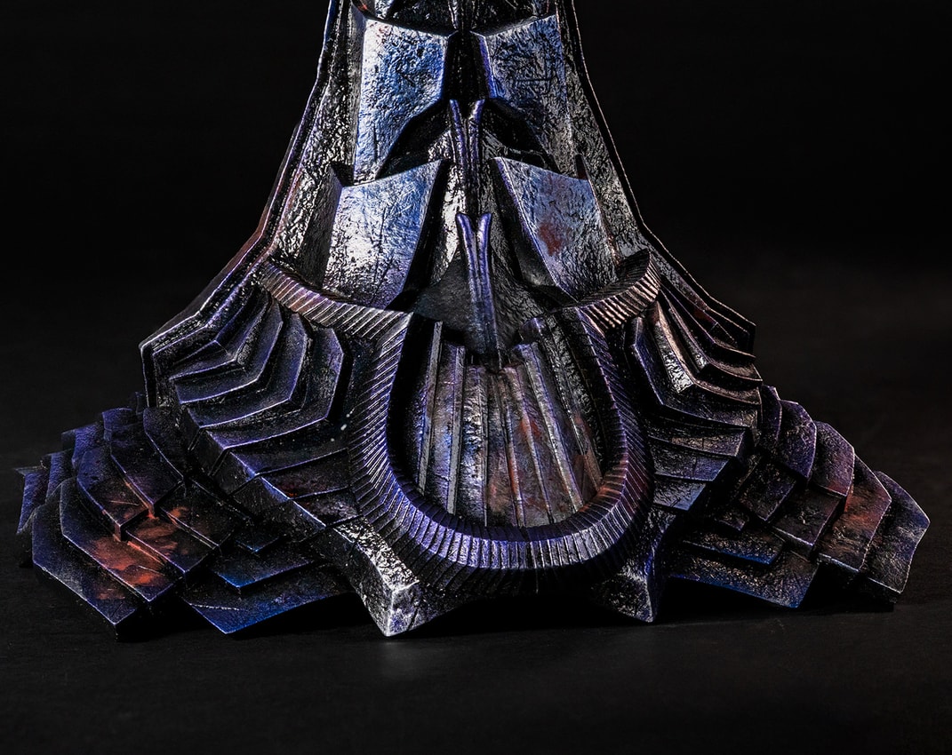 DC Comics Darkseid Art Mask Life-Size Bust - Prototype Shown View 4
