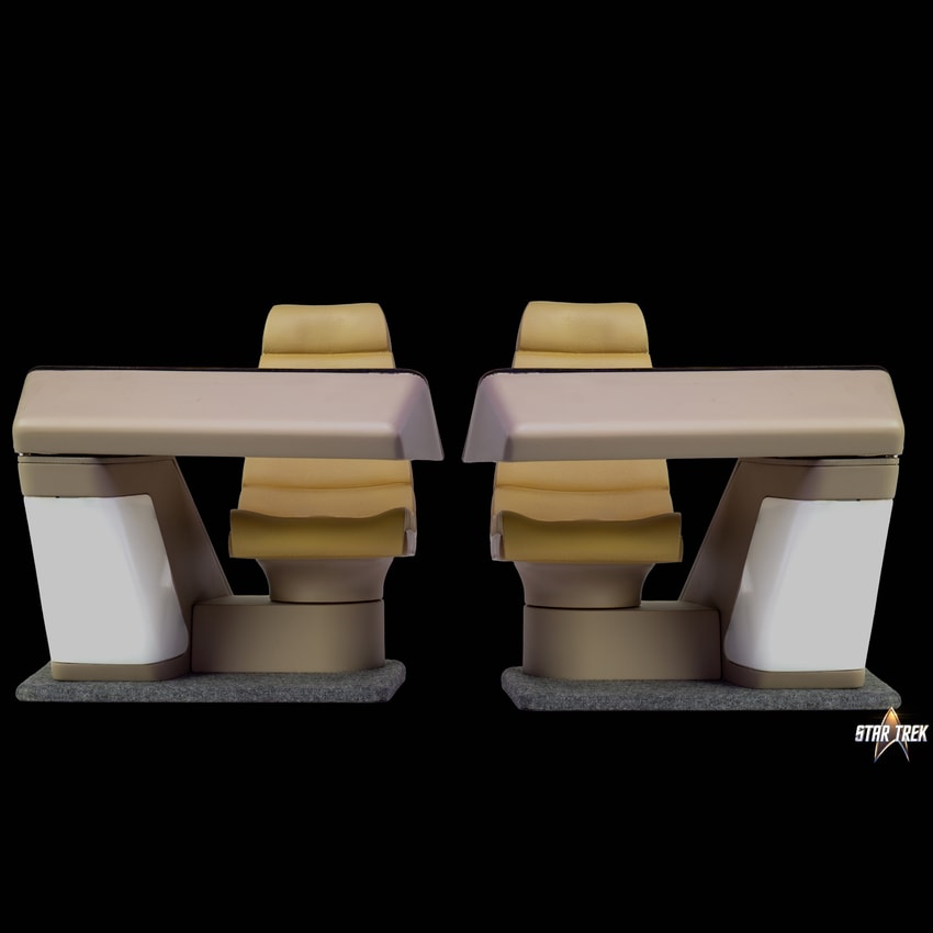 Star Trek Bridge Consoles Set Scaled Replica - Prototype Shown View 2