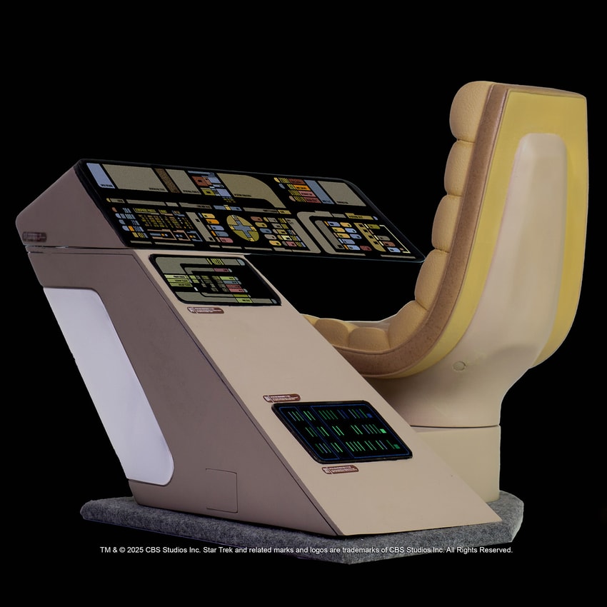 Star Trek Bridge Consoles Set Scaled Replica - Prototype Shown View 4