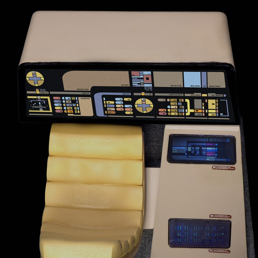 Star Trek Bridge Consoles Set Scaled Replica - Prototype Shown View 5