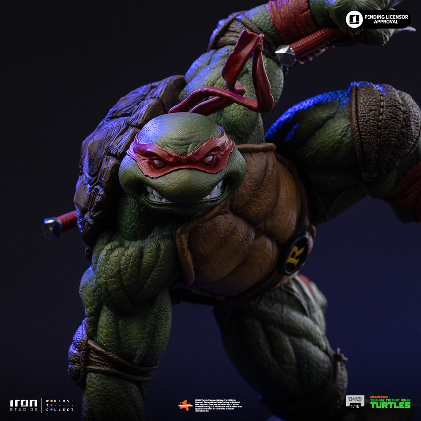 Teenage Mutant Ninja Turtles Raphael Unleashed 1:10 Scale Statue - Prototype Shown View 6