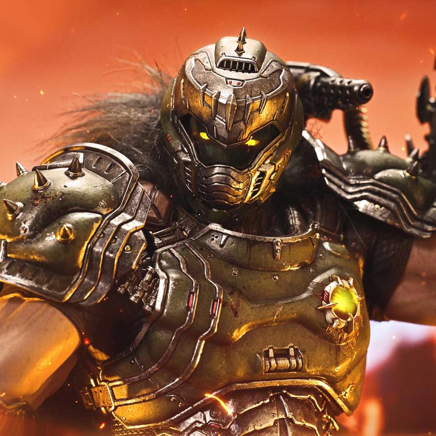 Doom Doom Slayer Quarter Scale Statue - Prototype Shown View 5