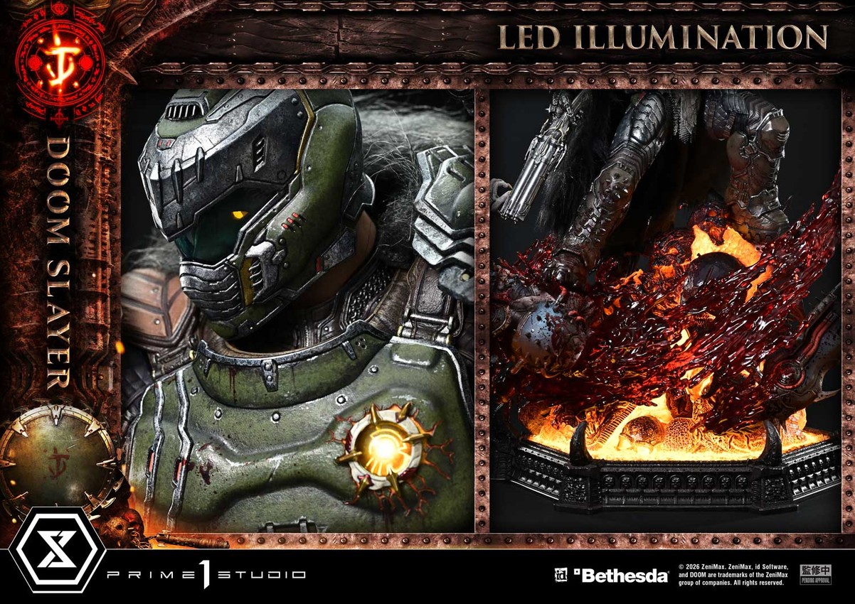 Doom Doom Slayer Quarter Scale Statue - Prototype Shown View 6
