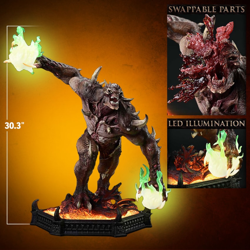 Doom Imp Stalker Quarter Scale Statue - Prototype Shown View 2