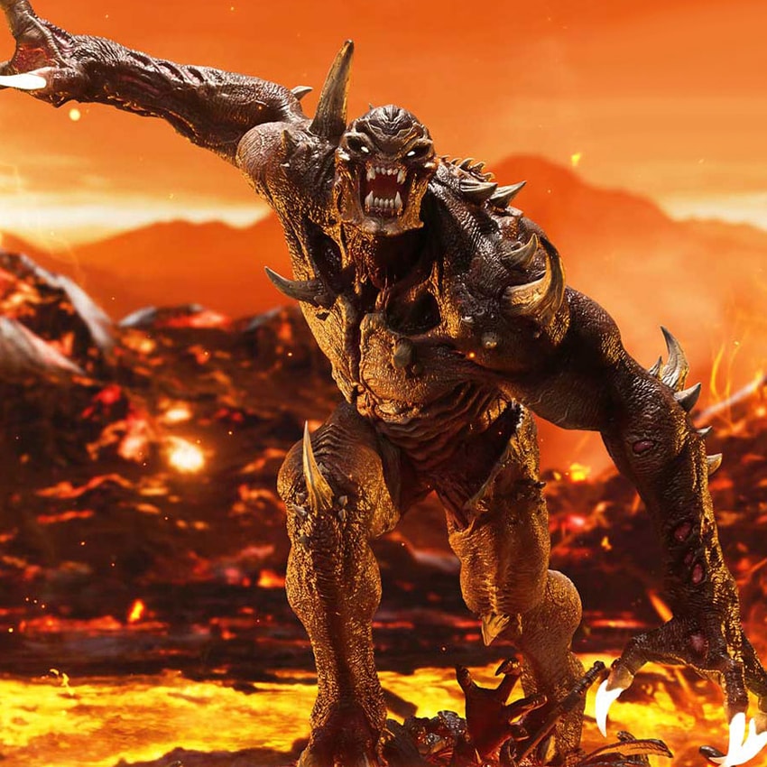 Doom Imp Stalker (Bonus Version) Quarter Scale Statue - Prototype Shown View 1
