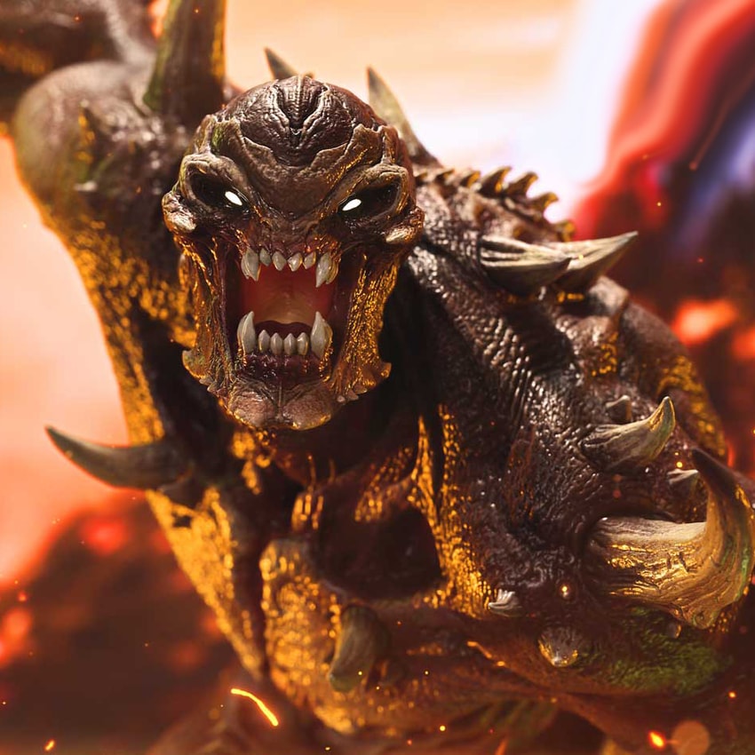Doom Imp Stalker (Bonus Version) Quarter Scale Statue - Prototype Shown View 5