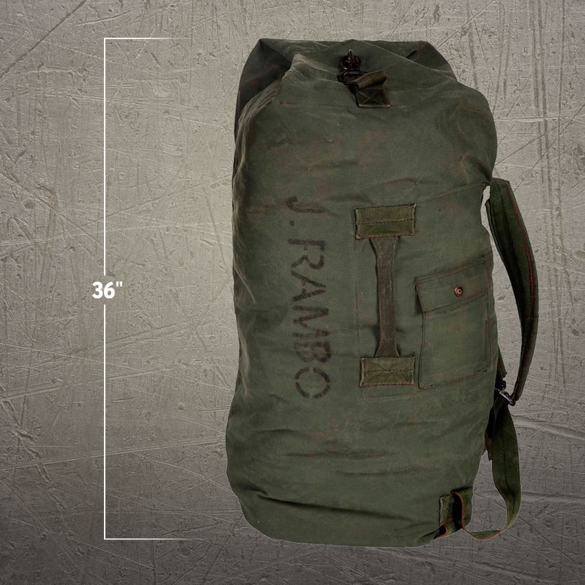 Rambo Rambo Military Sea Bag Prop Replica - Prototype Shown View 2