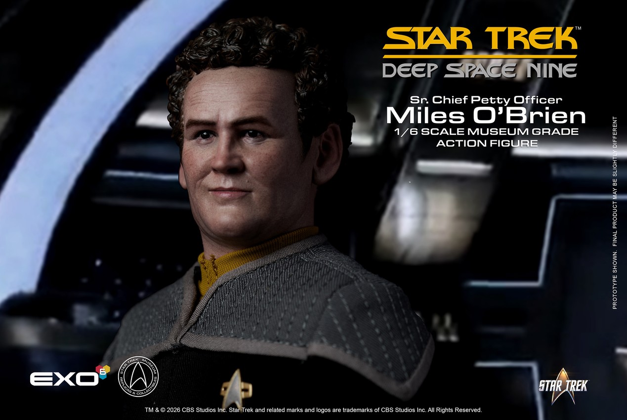 Star Trek Sr. Chief Petty Officer Miles O’Brien Sixth Scale Figure - Prototype Shown View 3