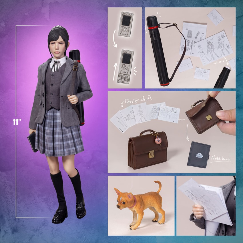 Momoko (Winter Uniform Version) Sixth Scale Figure by Asmus