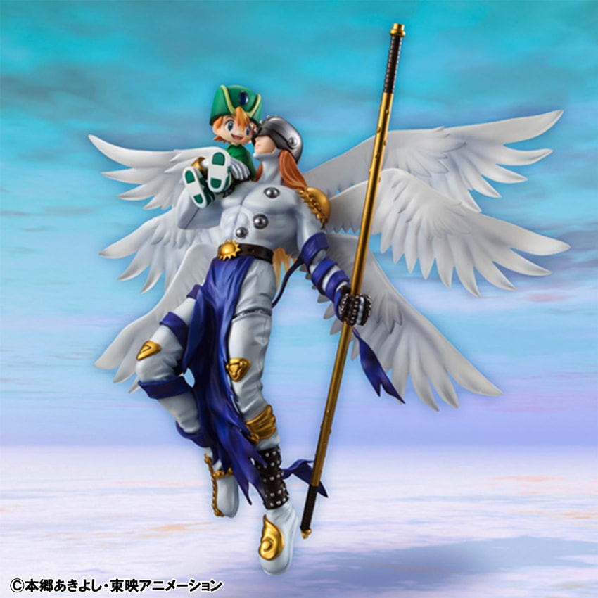 Digimon Angemon & Takeru Takaishi Collectible Figure - Prototype Shown View 6