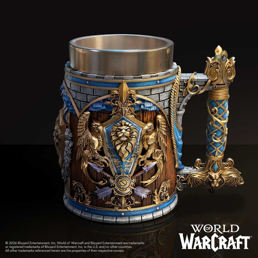 Warcraft Alliance Tankard Collectible Drinkware - Prototype Shown View 1