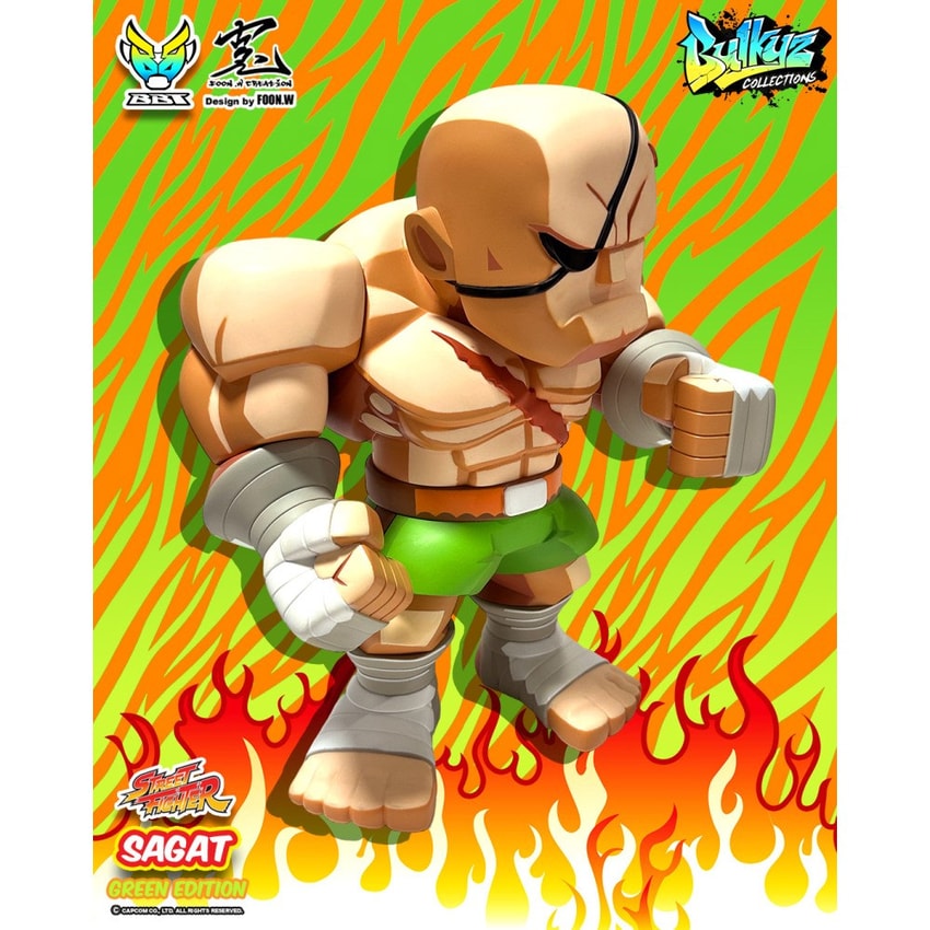 Street Fighter Sagat Collectible Figure - Prototype Shown View 4