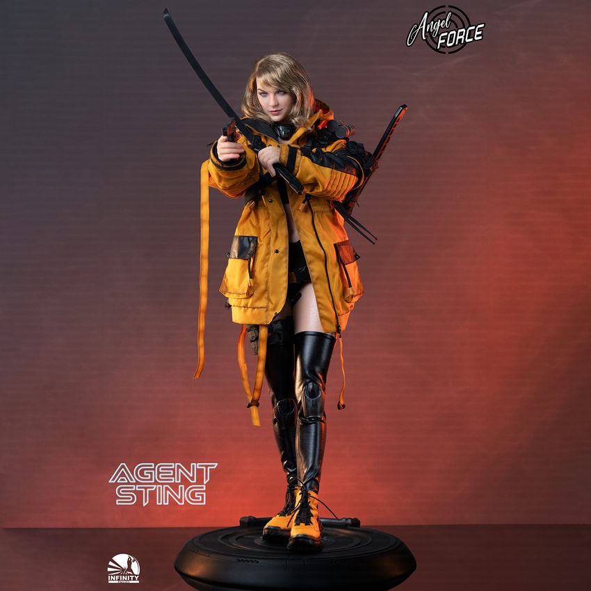 Angel Force Agent Sting Action Figure - Prototype Shown View 3