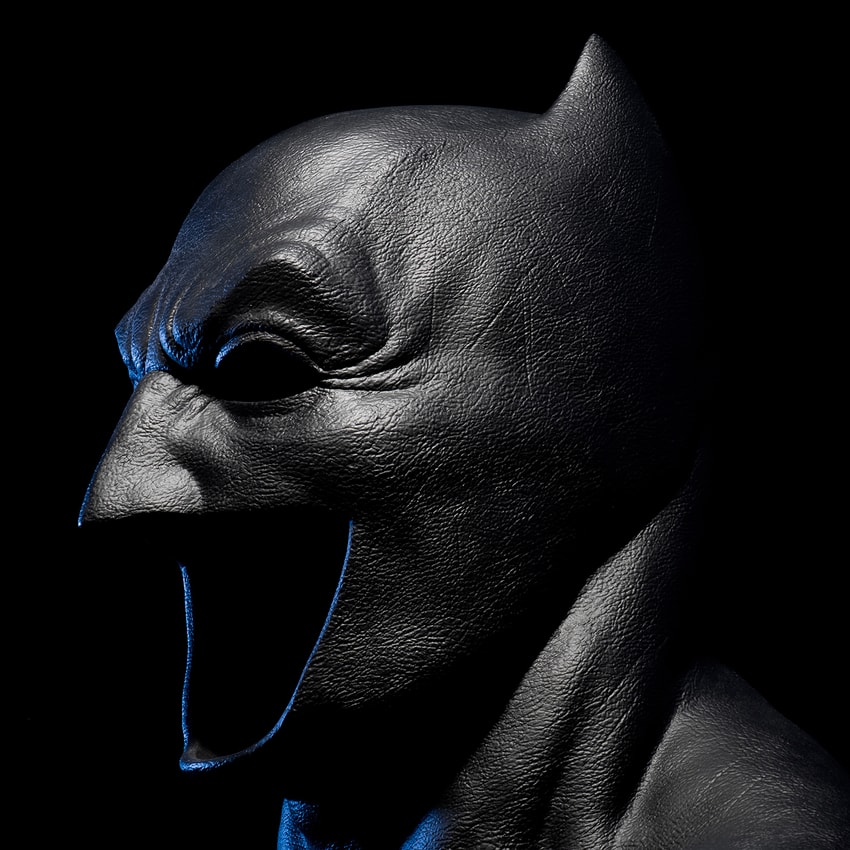 DC Comics Batman Cowl Prop Replica - Prototype Shown View 5