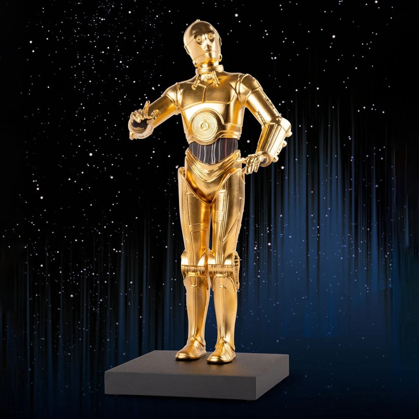 Star Wars C-3PO Porcelain Statue - Prototype Shown View 1