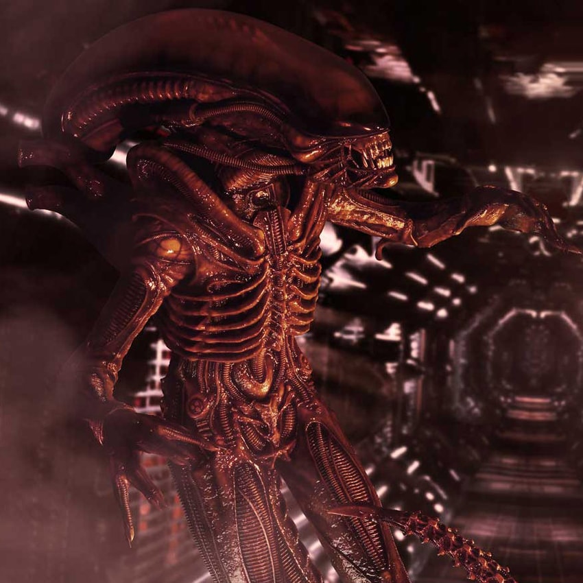 Alien Big Chap Xenomorph (Deluxe Version) 1:3 Scale Statue - Prototype Shown View 4