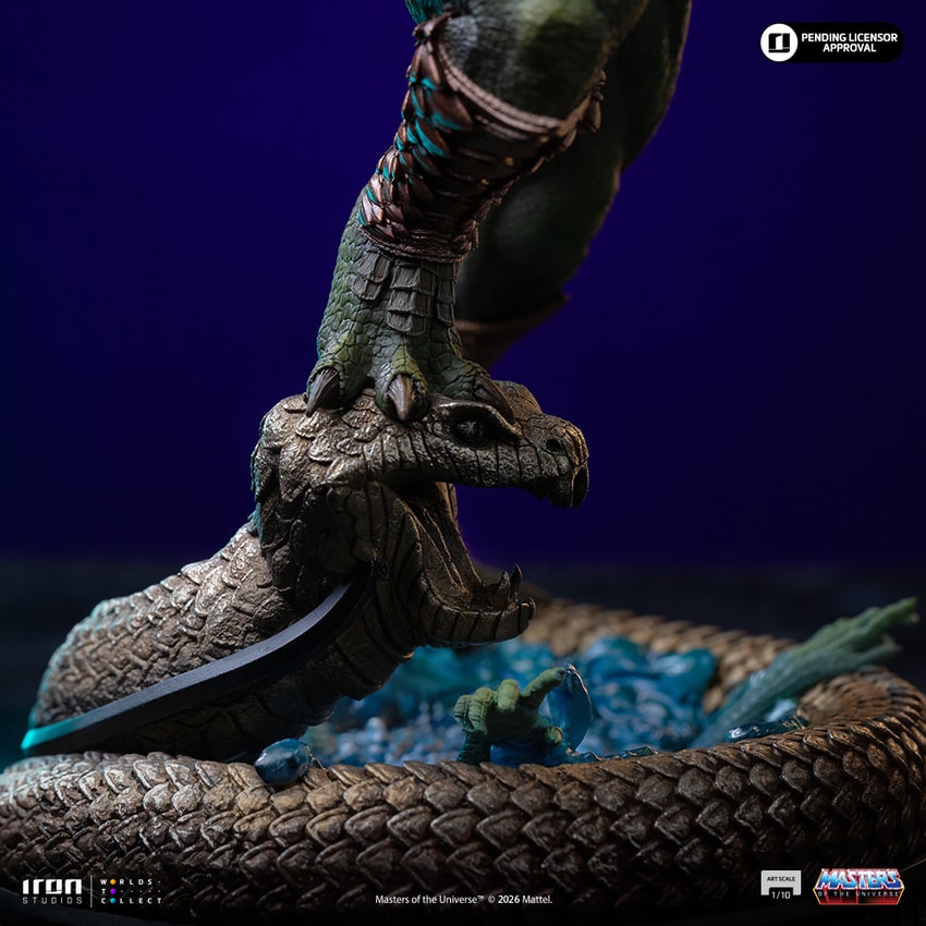 Masters of the Universe Kobra Khan 1:10 Scale Statue - Prototype Shown View 4
