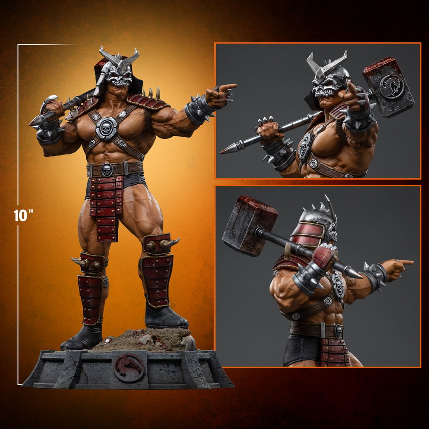 Mortal Kombat Shao Khan, Emperor of Outworld 1:10 Scale Statue - Prototype Shown View 2