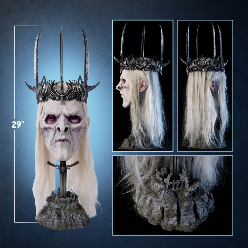 The Lord of the Rings Nazgûl King Art Mask Life-Size Bust - Prototype Shown View 2